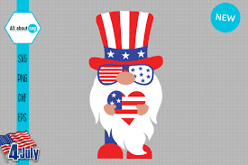 Patriotic Gnome Graphic By All About Svg Creative Fabrica