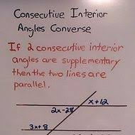 Consecutive Interior Angles Theorem Versus Consecutive Interior Angles Converse Math Foldables Education Math Math