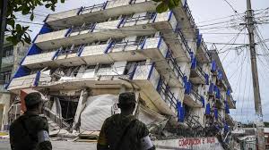 Compared to the chilean earthquake, this earthquake was less damaging: Mexico S Strongest Quake In A Century Strikes Off Southern Coast Bbc News