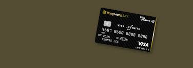 Pay your premium via internet banking! Hlb Infinite Credit Card