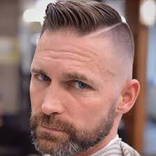 Undercut With Hard Part Comb Over And Beard Mens Hairstyles Short Haircuts For Men Mens Hairstyles