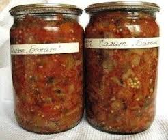 икра из опят с луком и морковью и чесноком Nam Potrebuetsya 2 Kg Baklazhan 1 Kg Bolgarskogo Perca 1 Kg Luka 1 5 Kg Pomidor 0 5 Morkovi 200gr Chesnoka Zelen Perec Gorosh Canned Food Savory Snacks Food