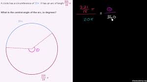 Apr 12, 2018 · now ,find the angle measure by the formula. Circles Geometry All Content Math Khan Academy