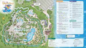 Blizzard Beach Map With Polar Patio Locations Disney World Map Disney World Water Parks Disney Map