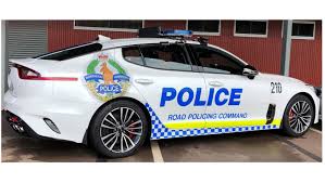The main feature of the silver plated hat and cap badge is a kangaroo, symbolising the australian outback, this is situated beneath the st edwards crown, the crown used at coronations, symbolising. Kia Stinger Ousts Commodore For Northern Territory Police Car News Carsguide