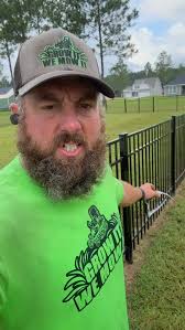 Do you spray the aggravating metal fences or do you string trim it? Let me  know when the comment section. #growitwemowit #foryou #business #lawncare  #tips #tools #entrepreneurship #motivation ...