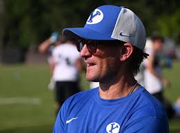 BYU offensive coordinator Aaron Roderick