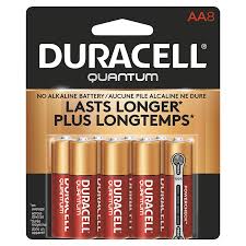 Duracell Quantum Aa Batteries 8 Pack