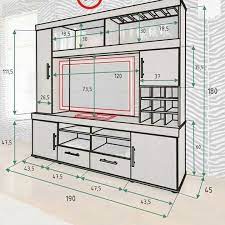 The hallway runs in two directions. Measurements Tv Cabinet Design Tv Wall Design Wall Tv Unit Design