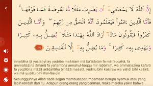 Yang semakin jarang di dawamkan oleh kaum muda muslim sekarang. Surat Al Baqarah Ayat 26 Tulisan Latin Dan Terjemahanya Youtube