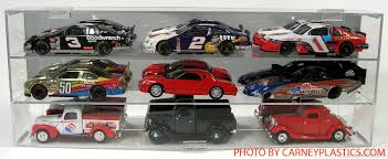 Display your spirit and add to your collection with officially licensed nascar diecasts in 1:24 or 1:64 model car sizes and much more from the ultimate sports store. Nascar Diecast Model Car Display Case 9 Car 1 24 Scale