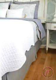 Will a bed skirt work on a bed with corner posts? No Sew Tailored Bed Skirt For An Adjustable Bed Interior Frugalista