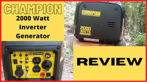 · when i needed an inverter generator for my off grid. Champion 2000 Watt Inverter Generator Review Youtube