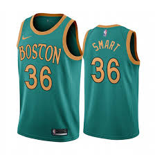 2020 Nike Celtics 36 Marcus Smart Green 2019 20 City Edition Nba Jersey In 2020 Marcus Smart Nba Jersey Jersey