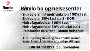 Bømlo kommune ligger i bømlo, hordaland, og ble grunnlagt i 1963. Bomlo Kommune Ø¹Ù„Ù‰ ØªÙˆÙŠØªØ± Bomlo Helse Ledig Stilling Bu Bo Helsesenter Https T Co Tzuvjd4abb Https T Co Kwlxnhdx4t ØªÙˆÙŠØªØ±