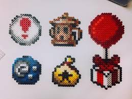 Animal Crossing Pixel Sprite Items Fossil Balloon Present Etsy In 2020 Perler Bead Art Bead Art Seed Bead Patterns