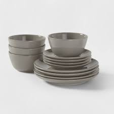 This dinnerware will also make a lovely wedding present or housewarming gift. Grey Dinnerware Set Target