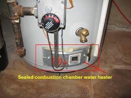 garage gas water heater raised above