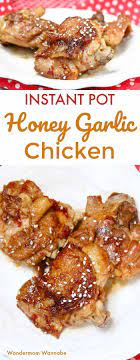 My Kids Love This Instant Pot Honey Garlic Chicken So Much Cheaper And Healthier Than Orderin Honey Garlic Chicken Pressure Cooker Recipes Instant Pot Recipes