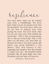 Resilience Quotes Stand Up Keep Trying Keep Going Nikki Banas Walk The Earth Poetry In 2020 Resilience Quotes Encouragement Quotes Soul Love Quotes