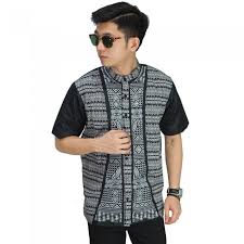 Sempurnaka penampilanmu dengan jasko modern tampil keren gaul dan tetap islami. Baju Koko Pendek Jasko Multi Motif Black Baju Muslim Pria