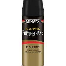 Minwax Fast Drying Polyurethane Aerosol Clear Satin 11 5 Oz Walmart Com Walmart Com