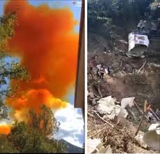The rocket was used by the chinese to launch part of their space station last week. China Rocket Crash Watch Moment Long March 4b Booster Rocket Crashes Near School Video Science News Express Co Uk