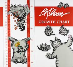 Gwc B Kliban Cat Growth Chart 0717195243869 Amazon Com Books