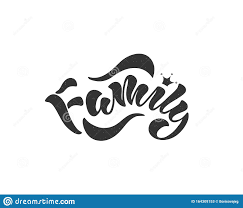 Facebook and twitter on wednesday evening opted to ban trump from posting for certain timeframes, while youtube decided to only remove specific posts. Familie Vektorgrafik Mit Handgeschriebener Inschrift Buchstaben Vektor Abbildung Illustration Von Familie Graphiken 164309153