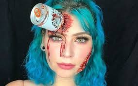 White Claw Halloween Makeup Exists, And It's Gory