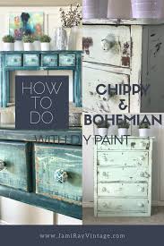 How To Do Chippy And Bohemian Paint Technique With Diy Paint Youtube Video Furniture Painting Techniques Chippy Paint Technique Diy Painting