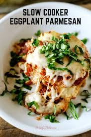Slow Cooker Eggplant Parmesan Recipe Slow Cooker Eggplant Slow Cooker Pasta Recipes Slow Cooker Recipes