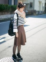 プチプラのあや guのニット セーターを使ったコーディネート wear harajuku fashion street japanese street fashion harajuku fashion