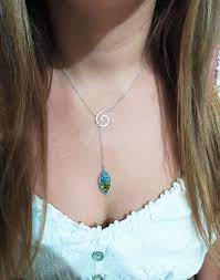 2 Birthstone Necklace Necklace For Women Raw Stone Necklaces Etsy Stone Necklace Etsy Peridot Jewelry Birthday Necklace Gift