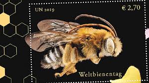 Eine welt ohne bienen ist undenkbar 20.5.2021 Three U N Souvenir Sheets Honor World Bee Day