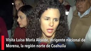Visita Luisa María Alcalde, dirigente nacional de Morena, la región norte  de Coahuila