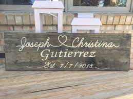 Established Signs Engraved Signs Marriage Signs Wedding Etsy Marriage Signs Engraved Sign Rustic Wedding Gifts