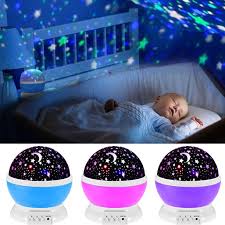 Led Night Light Star Moon Lamp Rotation Sky Projector Color Changing Baby Room Walmart Com Walmart Com