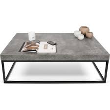 46w x 25d x 16h. Concrete Top Coffee Table Petra Coffee Table Sportique