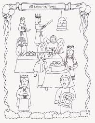 Makes a great addition to your religious interactive notebooks, bulletin board décor, saint of the week activities, feast day celebrations, and hallway displays. All Saints Day Coloring Pages Coloring Home