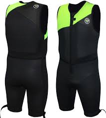 Wavelength Mens Sleevless Level 50s Buoyancy Suit Fluro