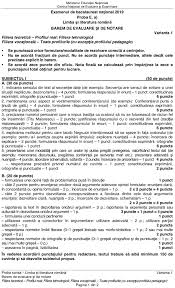 Ministerul educației naționale a publicat la ora 15.00 baremele de la proba de limba și literatura română de la examenul de bacalaureat. Baremul De La Limba È™i Literatura RomanÄƒ A Fost Publicat De Ministerul EducaÈ›iei Edupedu Ro
