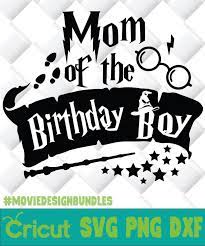 Download Harry Potter Mom Of The Birthday Boy Svg Png Dxf Clipart Movie Design Bundles