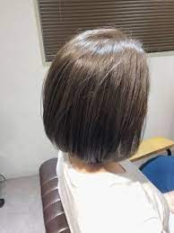 フラットボブ ショートのヘアスタイル ボブ グラデーションボブ