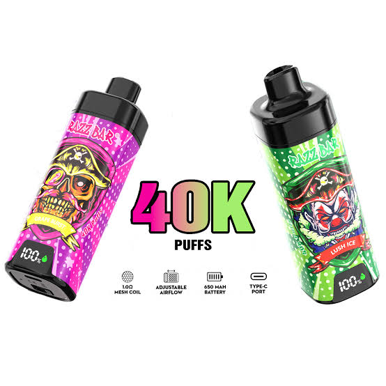 RAZZ BAR 40K Puffs With Screen Low Strength Bulk Buy Rechargeable  Disposable Vapes Wholesale - Elf Vaping