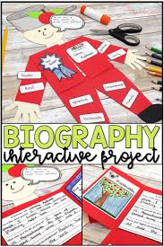 This Biography Project Is Perfect For Elementary Grades It Can Be Used With Any Person Or Figure Stu Biography Project Biography Project Elementary Biography