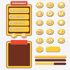 Juega al mejor juegos de botones gratis. Menu Emergente De Logro De Interfaz De Juego De Dibujos Animados Y Botones Para El Desarrollo Del Juego Juego Ui Juego Emergente Png Y Psd Para Descargar Gratis Pngtree