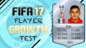 So they are still young wonderkids. Fifa 17 Alexis Vega Growth Test Gameplay Youtube