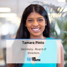 We are delighted to announce that Tamara Pinto has been appointed as  Secretary of the Board of Directors! 🤩 Congratulations and welcome to the  UN Youth whānau, Tamara! 🎉