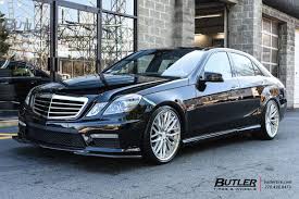 Lowered Mercedes E Class With 20in Vossen Vws2 Wheels Mercedes E Class Mercedes Vossen